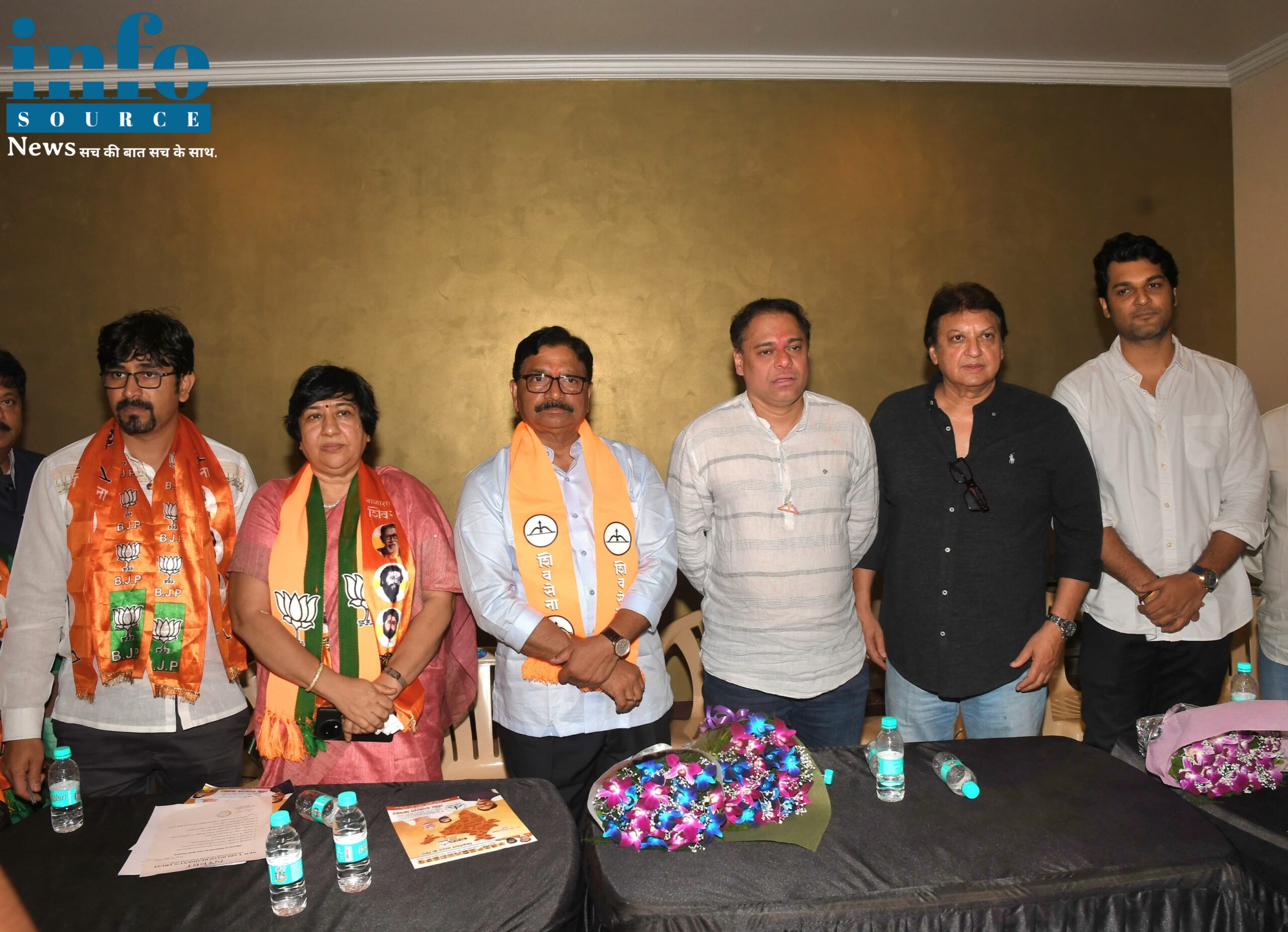 Shashi Ranjan Spearheades an Enlightening Meet and Greet with BJP Sena Candidate Ravindra Waikar, MLA Bharati Lavekar and other local leaders held in anticipation of the forthcoming elections info source news
