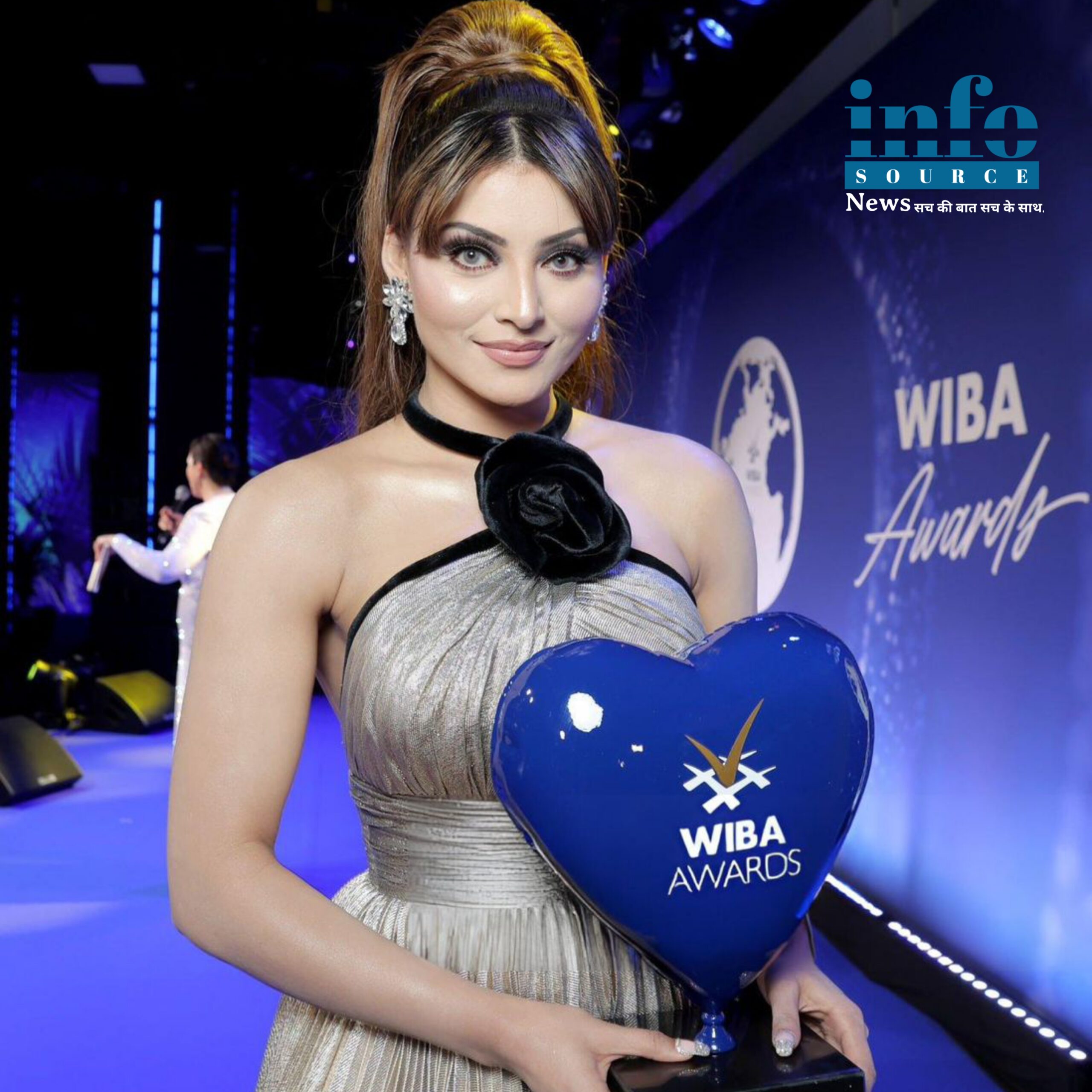 Congratulations: Urvashi Rautela becomes the first Indian artiste to win the prestigious WIBA Global Gala Awards info source news