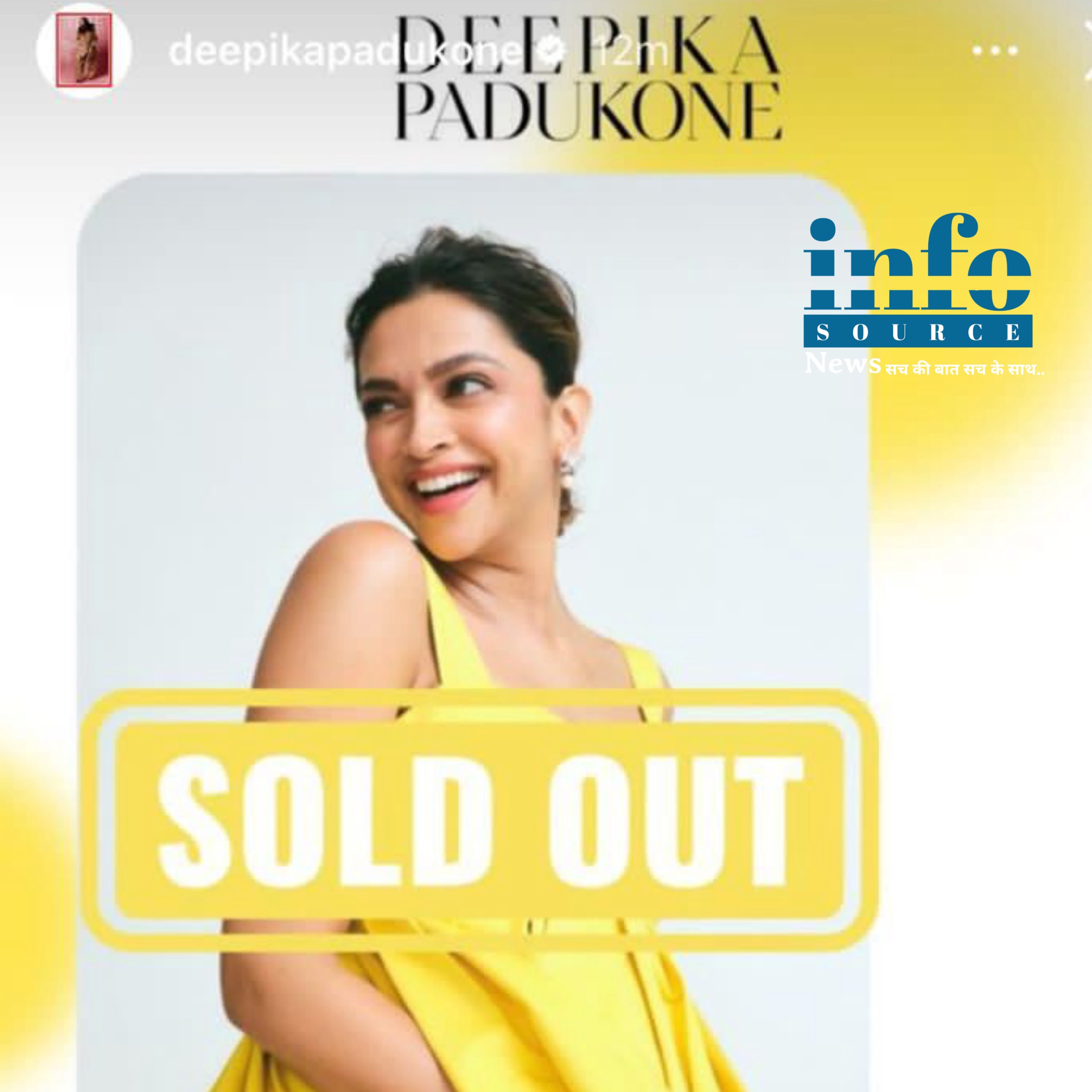 Blooming & glowing Deepika Padukone’s ‘sunshine’ gown SOLD OUT within 20 minutes from ‘Fresh Off The Rack’ Charity Closet Sale! Info source news