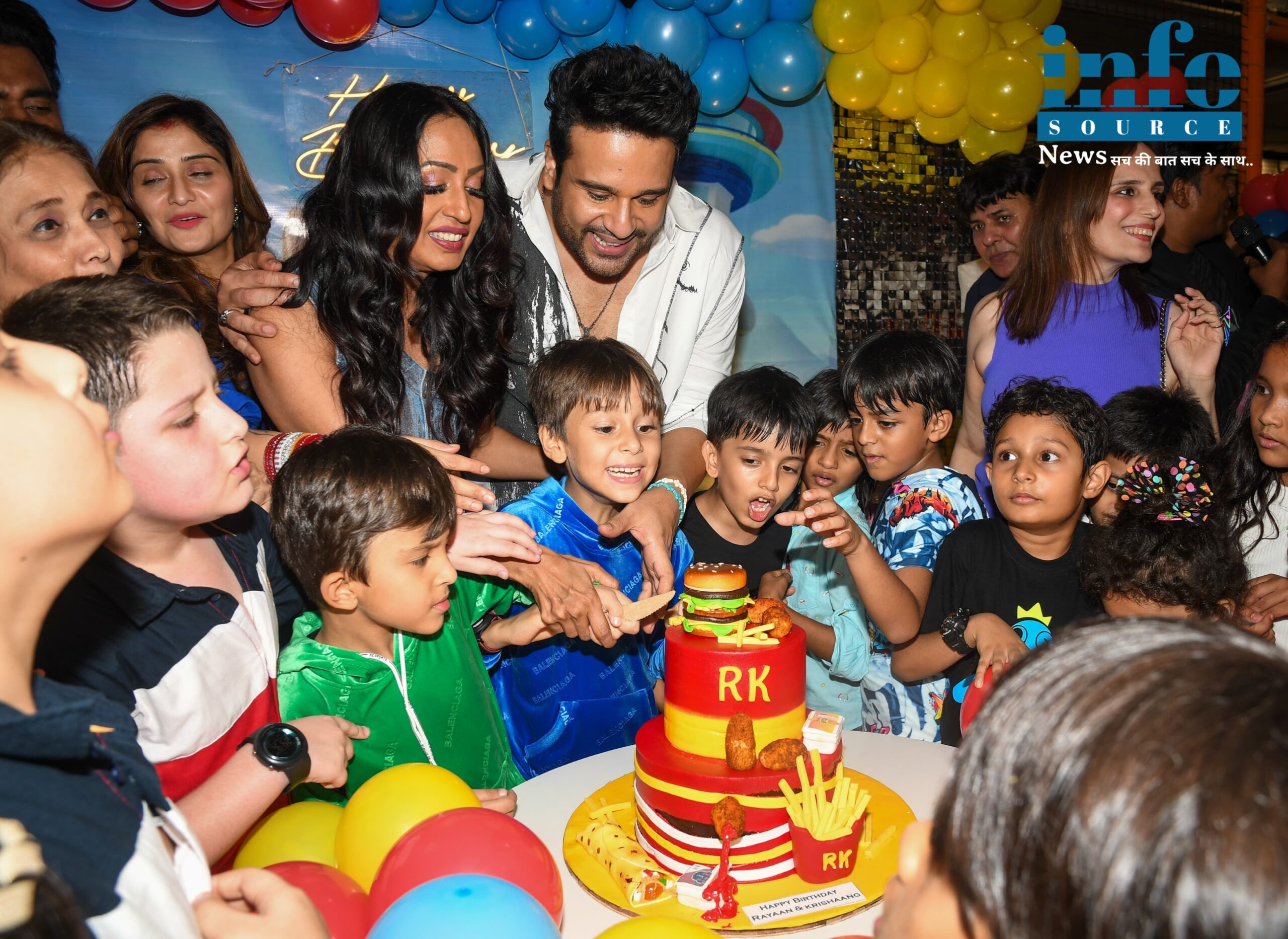 Krushna and Kashmera Shah’s children Rayaan and Krishaang’s 7th Birthday Brought Stars and Smiles Together info Source News