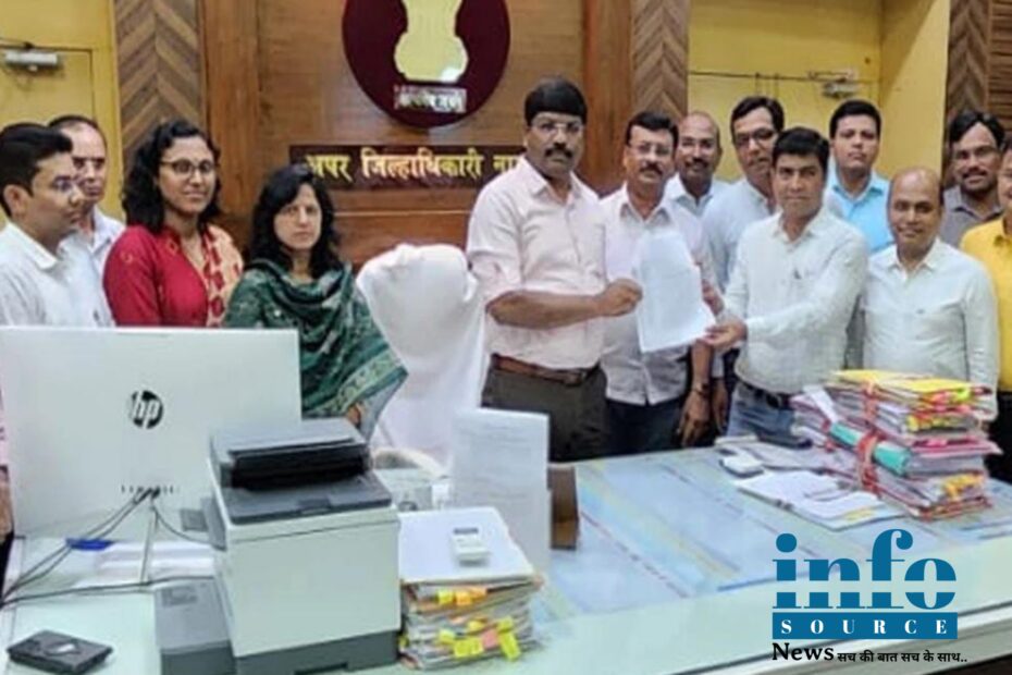 Nagpur News: तहसीलदारों ने कलेक्टर को सोपे ज्ञापन की "majhi ladli behna yojana" पर महिला एवं बाल कल्याण विभाग को दे कार्य info source news