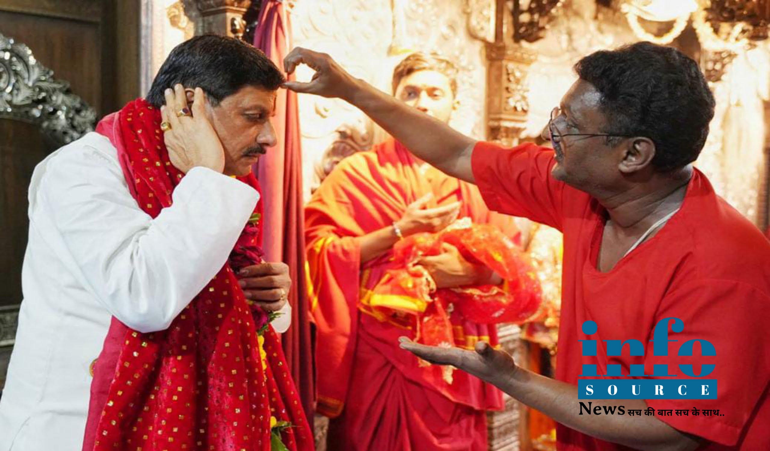 Dr. Mohan Yadav CM बनने के बाद 1st Nagpur visit, कोराडी मंदिर दर्शन करते नजर आए info source news