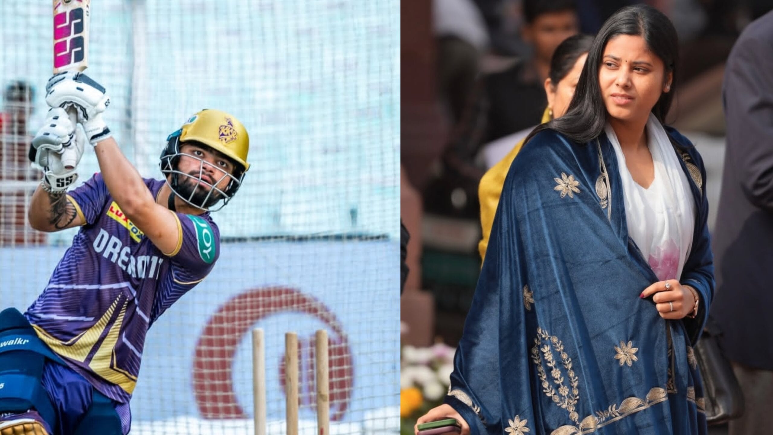 Priya Saroj and Rinku Singh (screenshot Form Instagram).