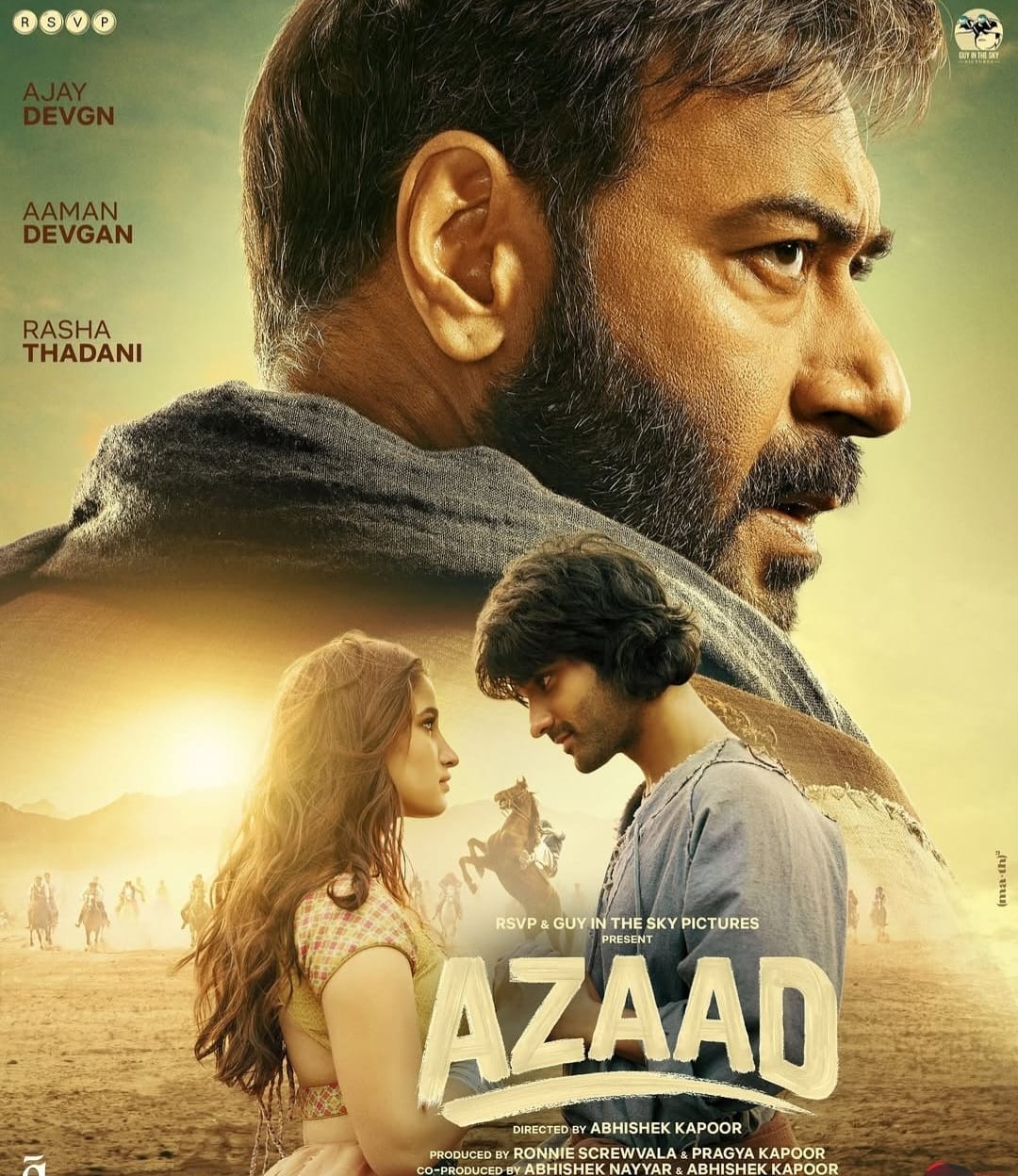 Azaad Movie Poster( Screenshot for instagram)