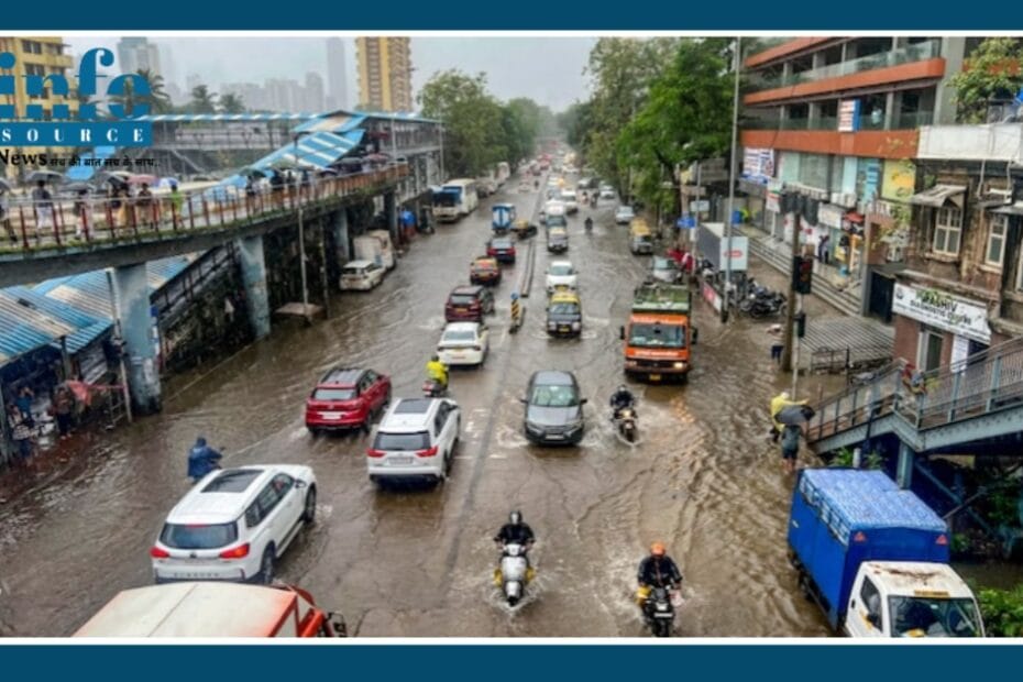 Mumbai Rains Havoc Rainfall से Flight Delays, Waterlogging और Traffic Jam, Weather Alert यहाँ देखें