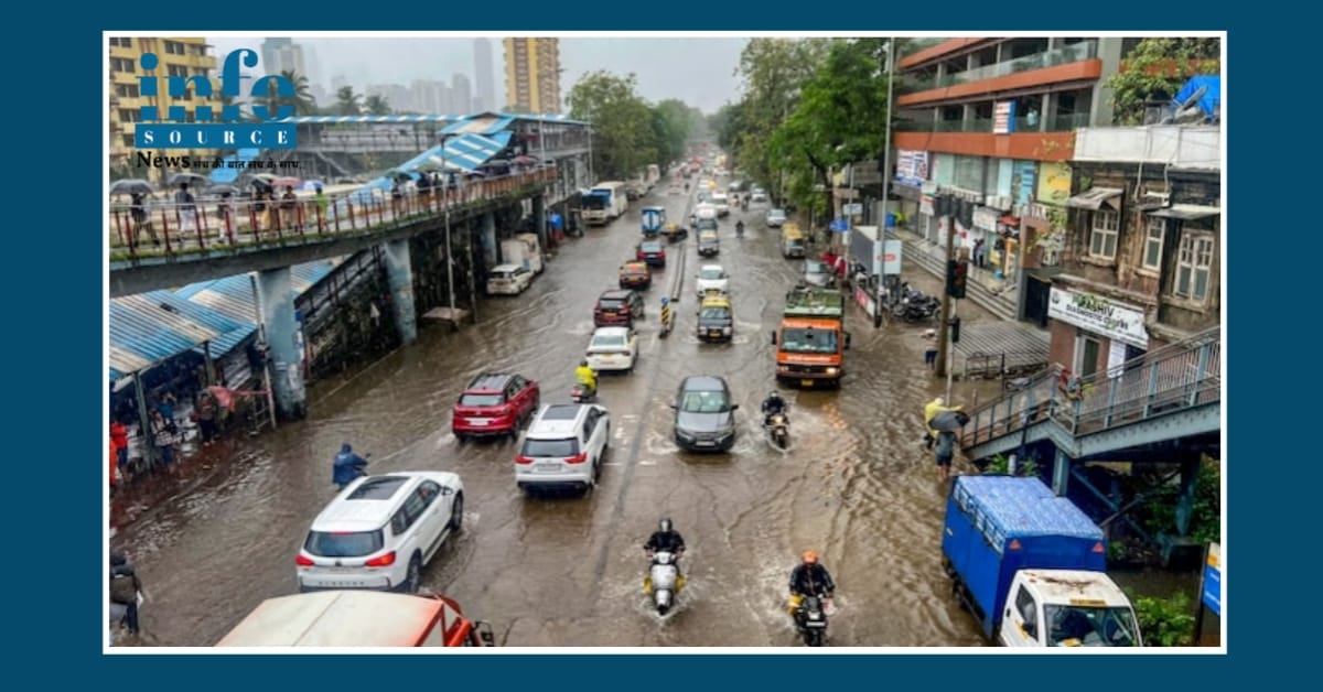 Mumbai Rains Havoc Rainfall से Flight Delays, Waterlogging और Traffic Jam, Weather Alert यहाँ देखें