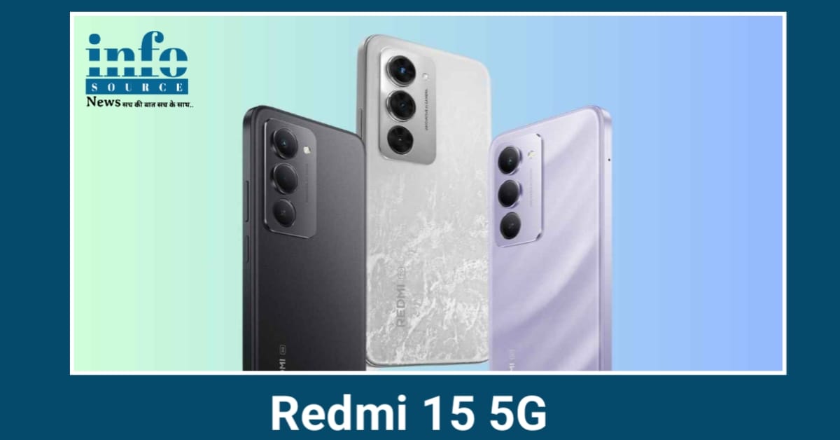 Redmi 15 5G: Launching in India – भरोसेमंद Performance और Best Experience का वादा