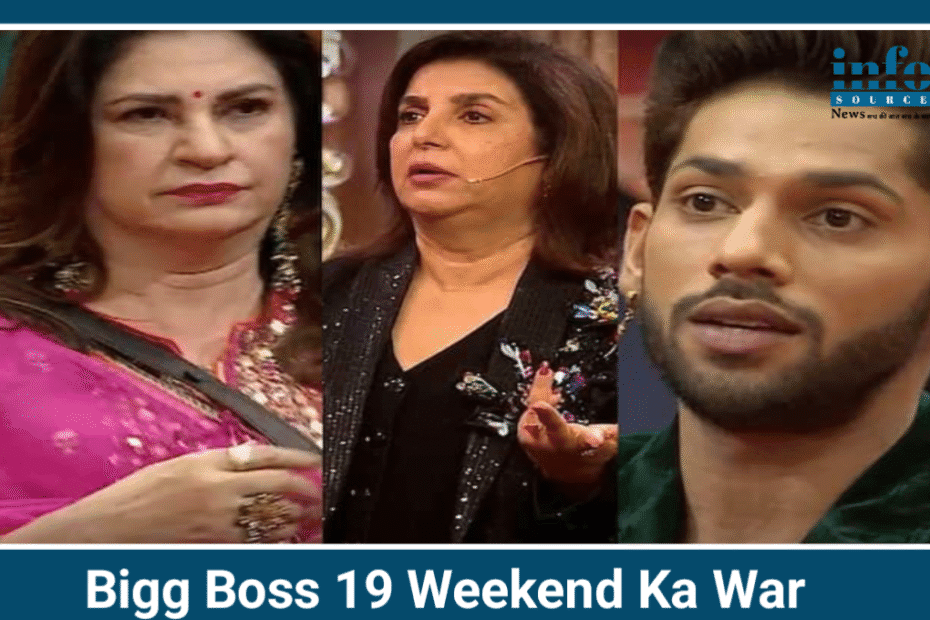 Bigg Boss 19 Weekend ka Vaar फराह खान ने Double Elimination का लगाया तड़का जाने क्यों नहीं आए आज Salman Khan