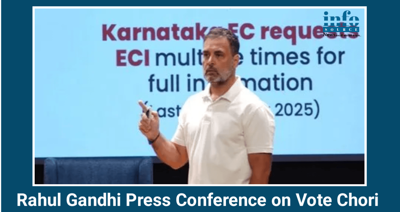 Vote Chori पर Rahul Gandhi का Attack किया 2025 का दूसरा प्रेस कॉन्फ्रेंस कहा Gen Z के हाथों में है Constitution