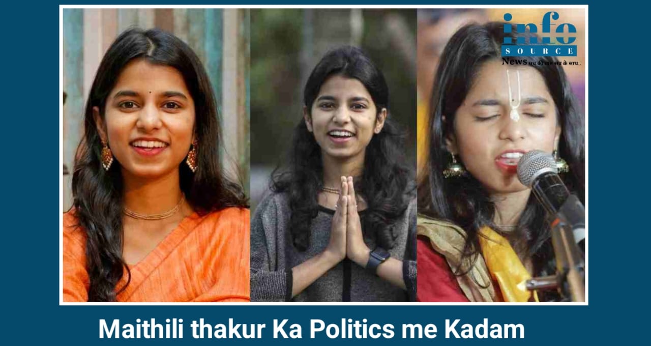 Maithili Thakur राजनीति में कदम? Bihar Election 2025 में Popular Folk singer की संभावित उम्मीदवारी पर updated चर्चा