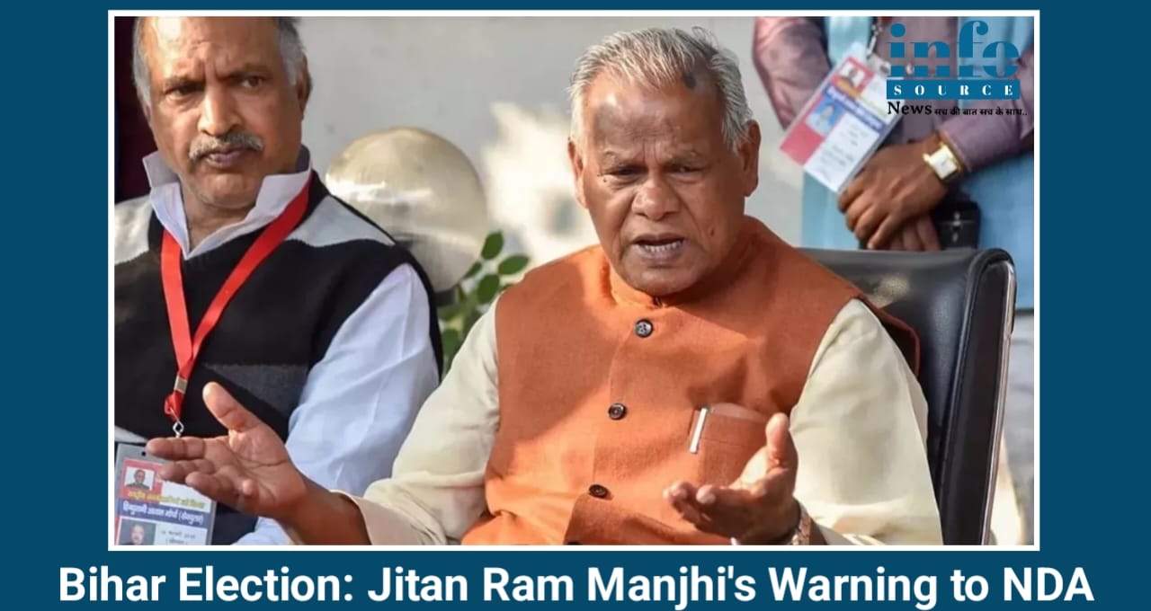 Bihar Election 2025: Jitan Ram Manjhi की NDA को Warning सम्मानजनक सीटें न मिलीं तो होंगे परिणाम गंभीर