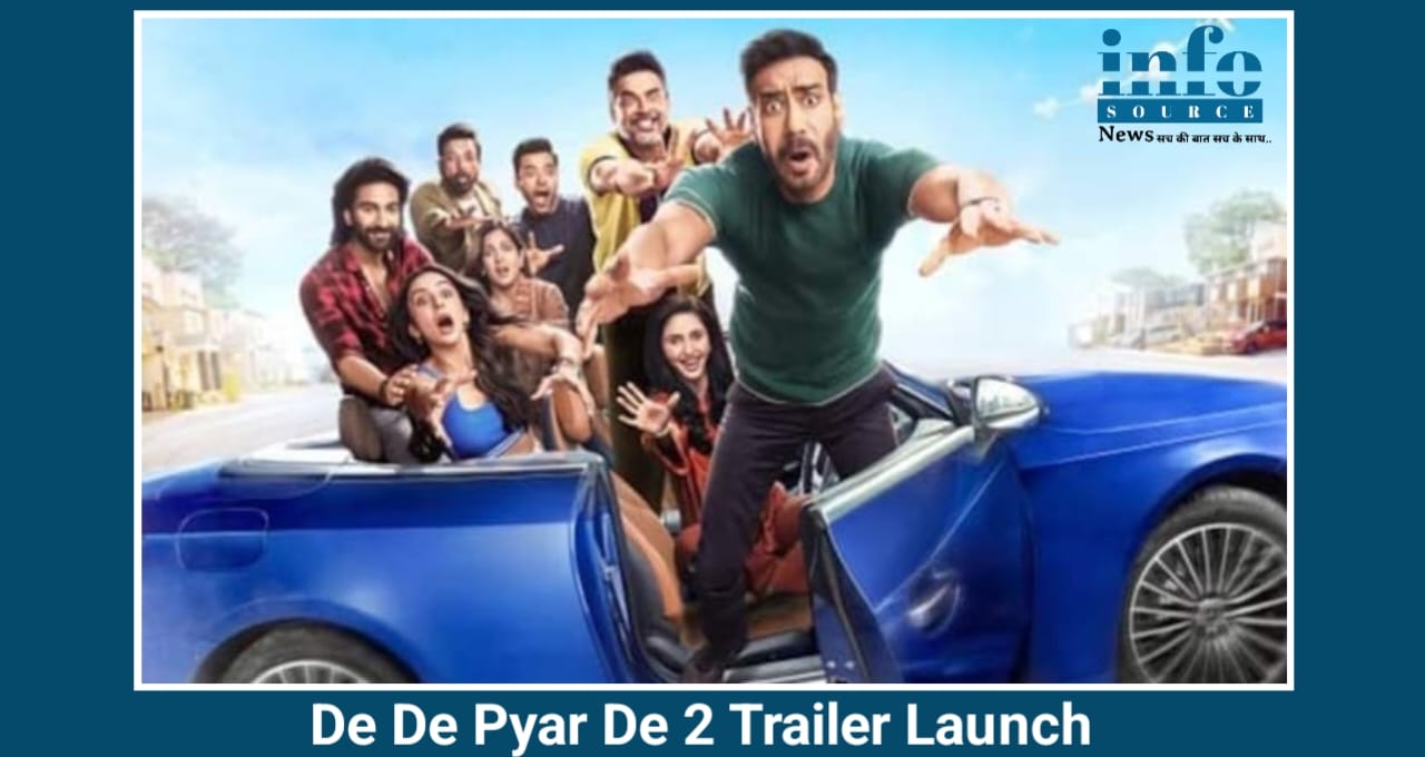 “De De Pyaar De 2” का जबरदस्त Trailer Launch Romance, कॉमेडी और ड्रामा का शानदार मिश्रण