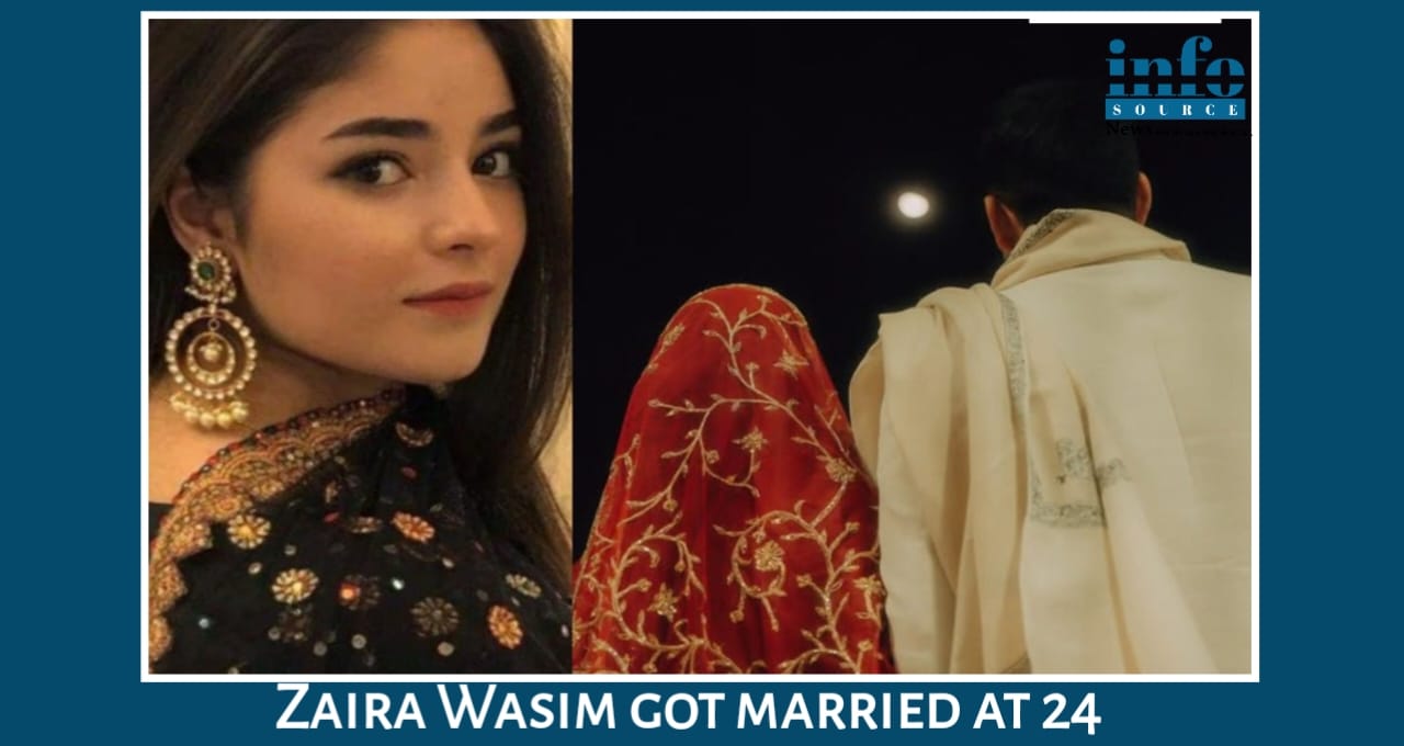 Zaira Wasim ने 24 की उम्र में की शादी! Marriage की खबर ने सबको Surprised किया, तस्वीरों ने इंटरनेट पर हलचल मचा दी, जानें पूरी खबर और फैंस का Happy Reaction