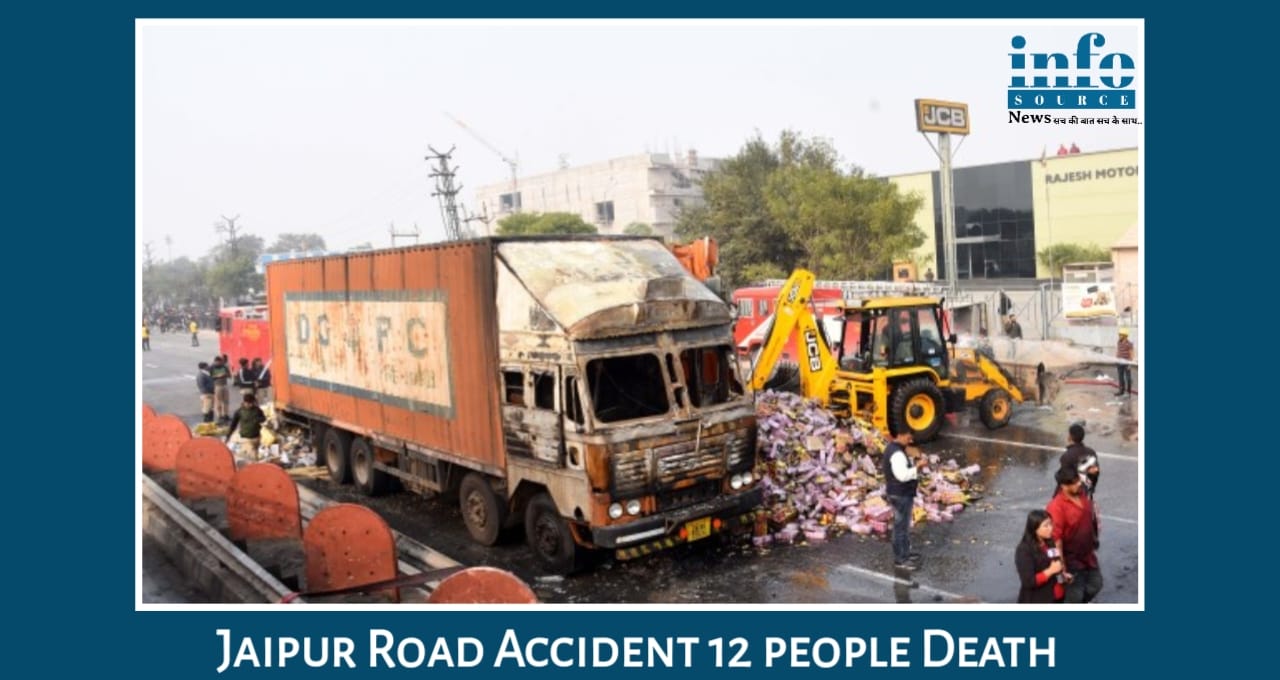 Jaipur Road Accident: हर्माडा इलाके में ट्रेलर ट्रक ने मारी भिड़ंत, 12 People death जाने पूरा मामला