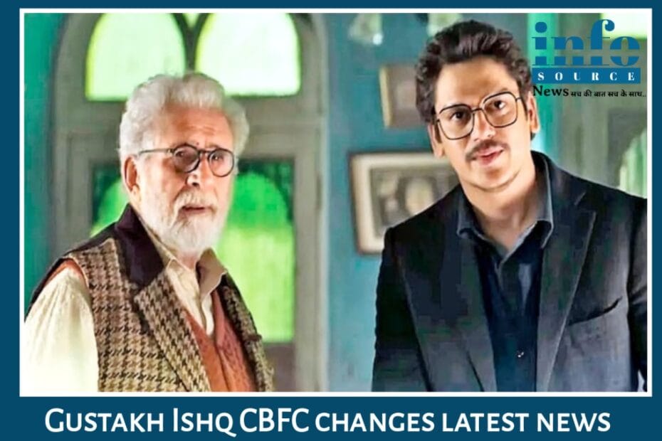 Gustakh Ishq CBFC Changes पर पूरी जानकारी - कैसे Shocking Yet Fair Language Edits ने फिल्म को U/A