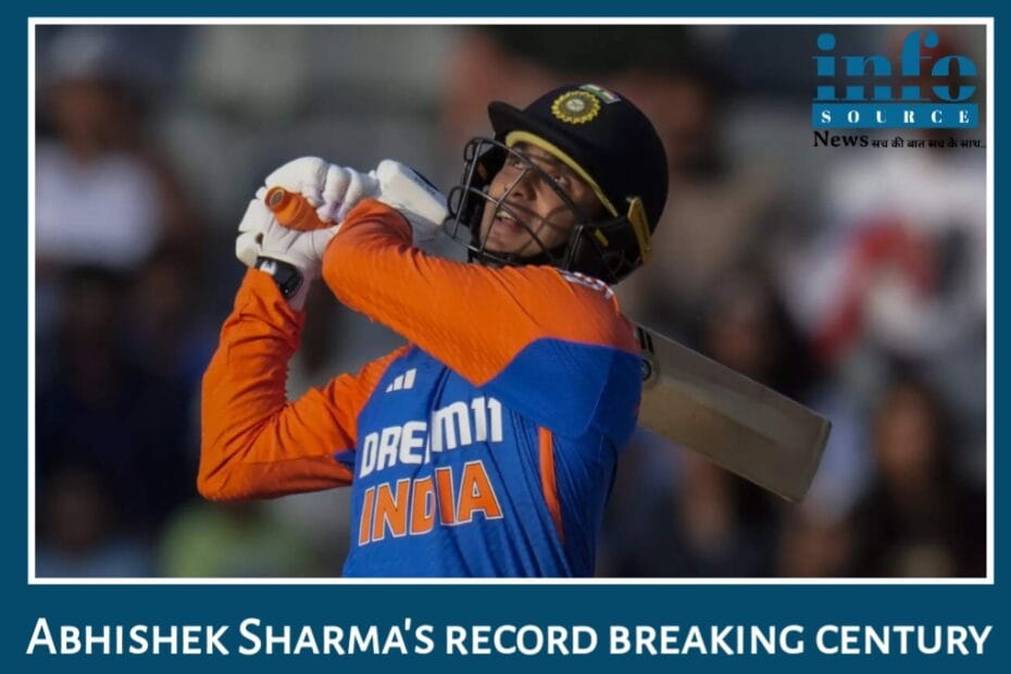 Abhishek Sharma ने बनाए 32 गेंदों में 100 रन, उनकी Records Breaking performance के दम पर छा गए Abhishek Sharma, Selection के दरवाज़े ज़ोर से खुलते नज़र आए