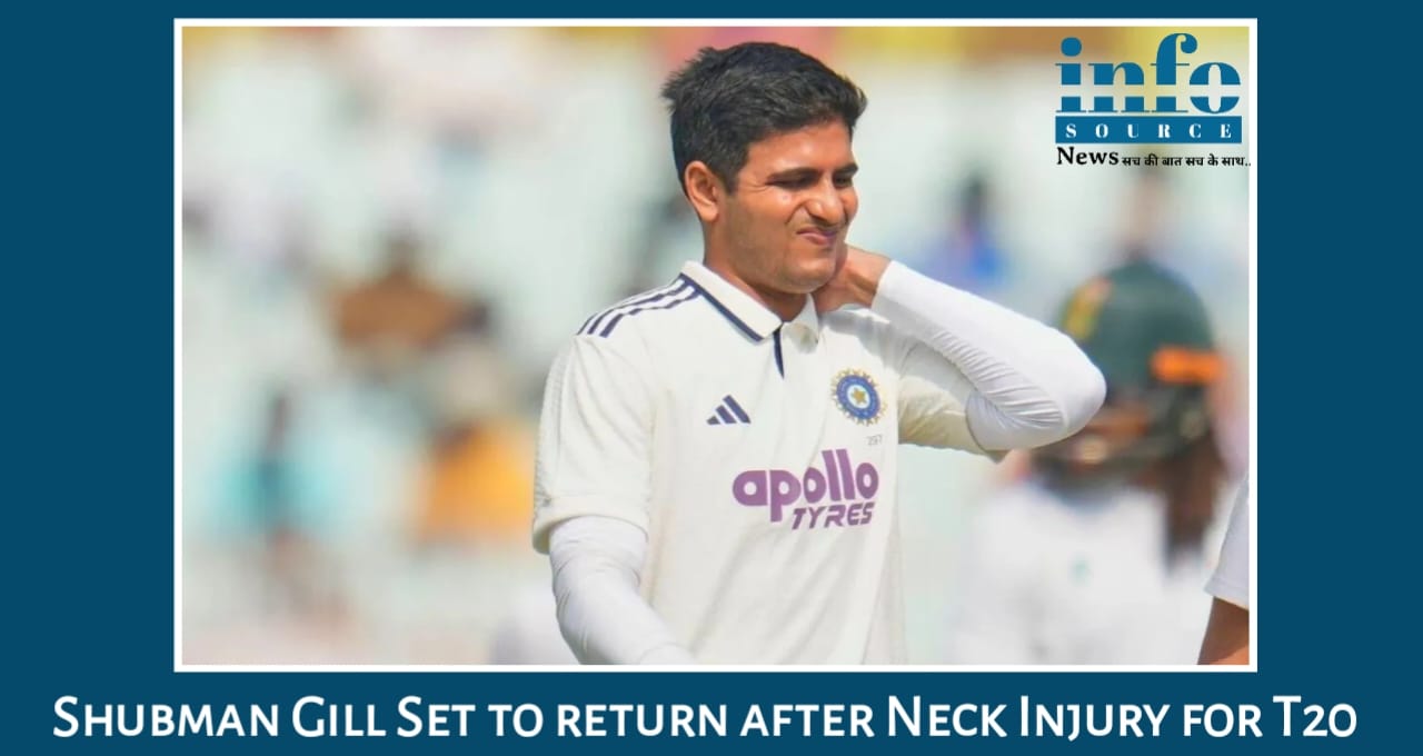 Shubman Gill की Power-Packed Return: 9 दिसंबर T20 सीरीज़ में भारत को मिलेगी मजबूती, neck injury की वजह से हुए थे टीम India से बाहर