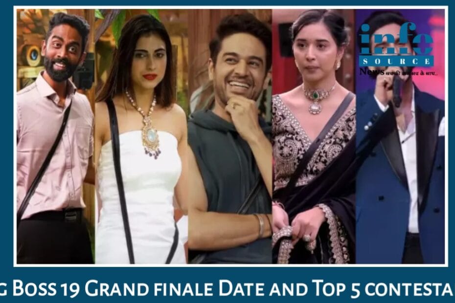 Bigg Boss 19 Grand Finale Unbelievable Excitement के साथ Top 5 Contestants की जंग और Bigg Boss 19 Trophy First Look out