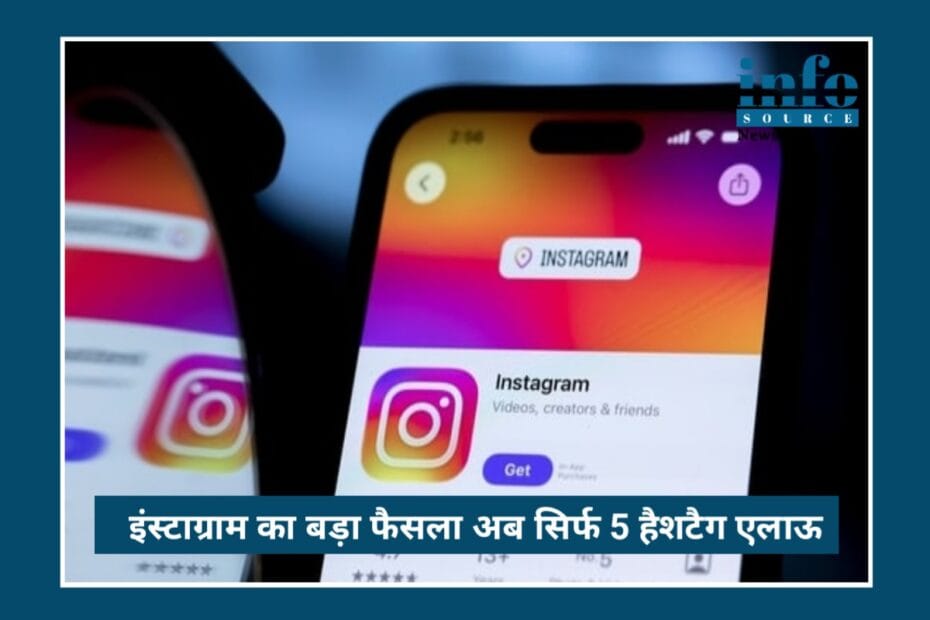 Instagram का Big Update: अब क्यों Hashtags नहीं, Smart Content तय करेगा आपकी Reach, only 5 Hashtags Allowed