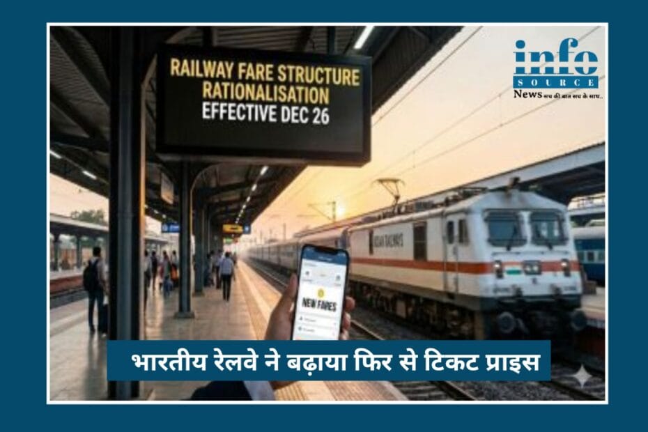 Railway Fare Hike: AC और Express यात्रा हुई Slightly Expensive, 26 दिसंबर से AC और Mail/Express टिकट होंगे Costly, जानिए पूरा सच