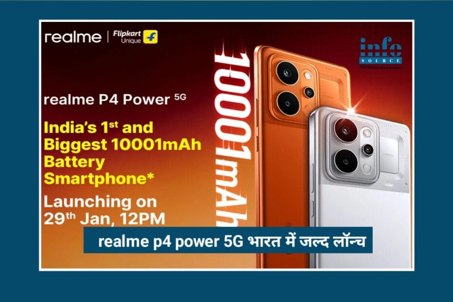 Ultimate Powerful & Stylist: Realme P4 Power 5G भारत में जल्द, जानिए Price, Features और Full Specs