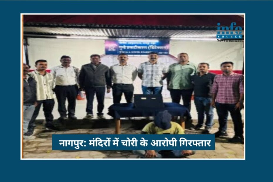 Big Action Success: Nagpur Crime Branch Unit-6 की बड़ी कामयाबी, मंदिर चोरी के आरोपी गिरफ्तार