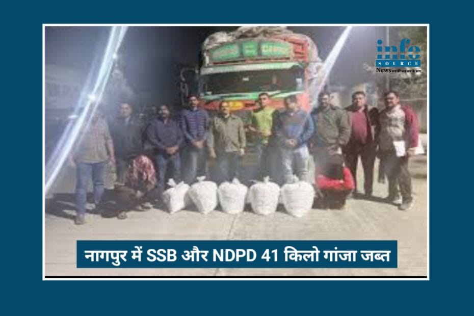 Republic Day पर Big Action: Nagpur में SSB और NDPD की बड़ी कामयाबी, 41 किलो गांजा जब्त