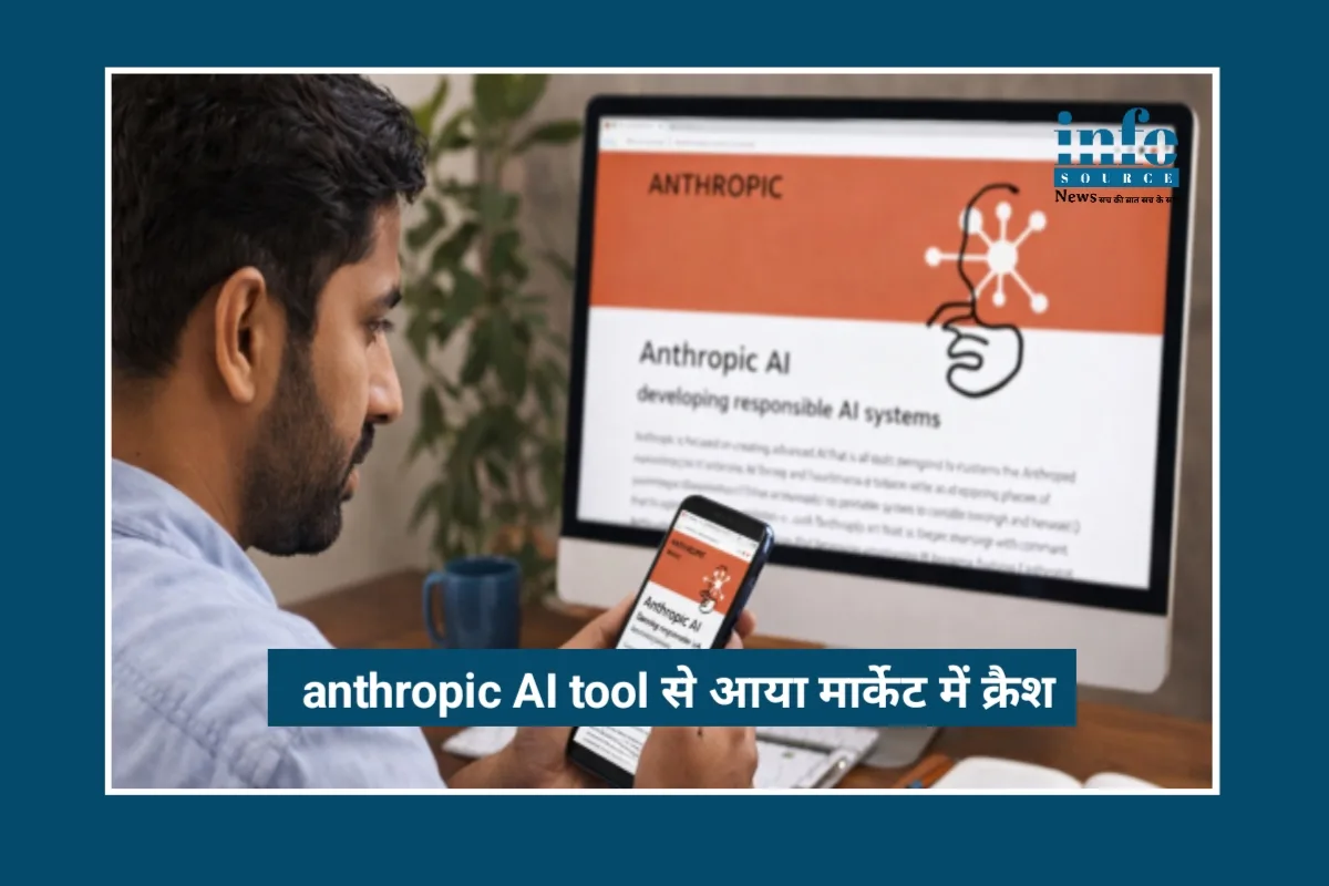 Breaking News: Anthropic AI Tool से आया $285 Billion Market Crash, Software Sector में मचा हड़कंप