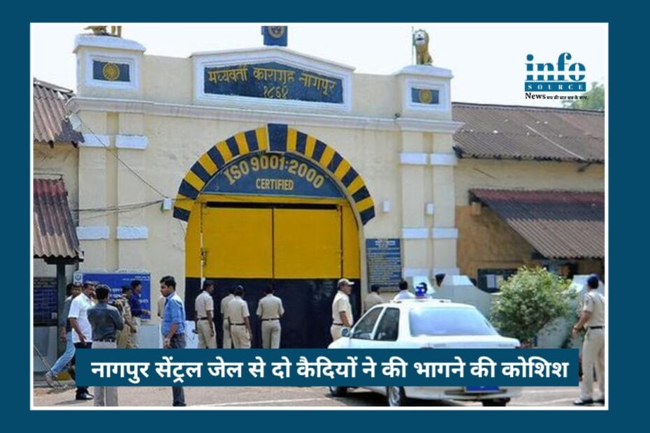 Breaking news: Nagpur Central Jail के पास 2 कैदियों की सनसनीखेज फरारी की कोशिश, पुलिस की Smart कार्रवाई