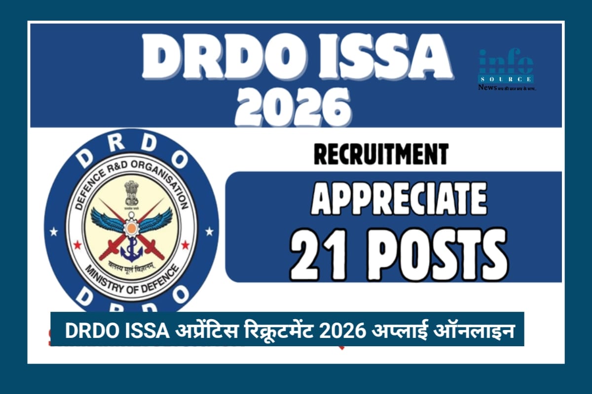 Golden Opportunity: DRDO ISSA Recruitment 2026 Apply Now – रक्षा प्रौद्योगिकी में अपना भविष्य सुरक्षित करें