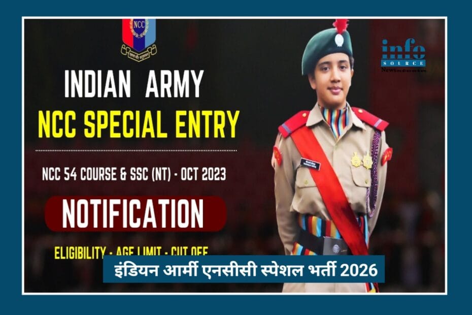 Indian Army NCC Special Entry 124 Course 2026 में Golden Opportunity युवाओं के लिए, 76 पदों पर भर्ती