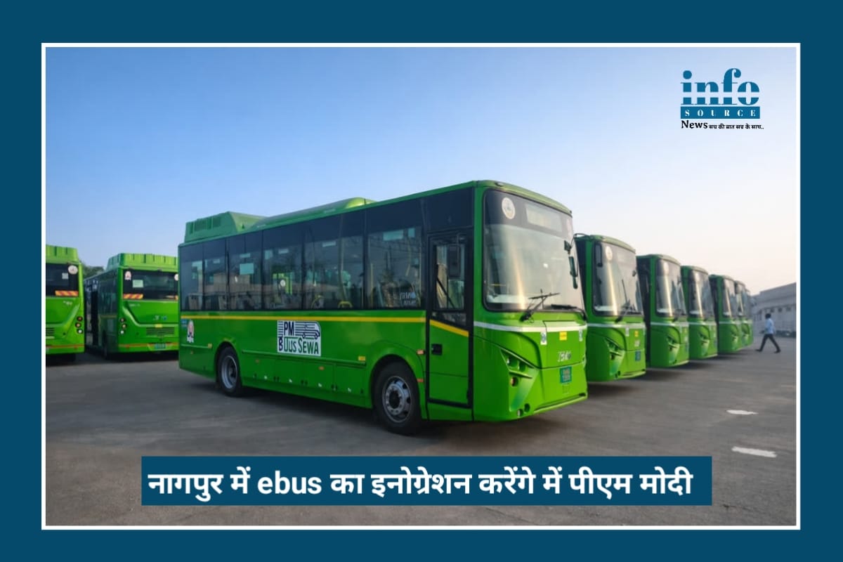 50 advance PM eBus नागपुर में होंगी Launch: Modern, Eco-Friendly, और Sustainable Travel अब Nagpur में