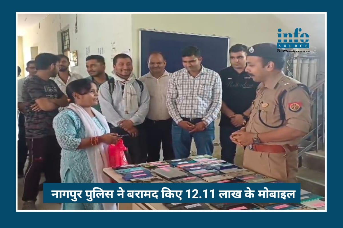 Big Power Action: Nagpur पुलिस ने बरामद किए ₹12.11 लाख के चोरी हुए मोबाइल