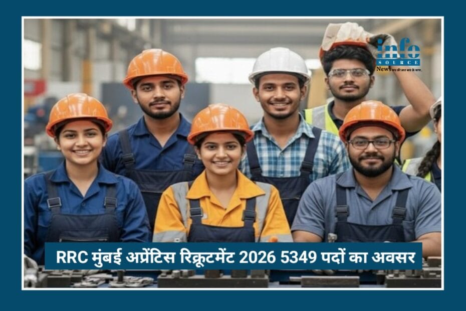 RRC Mumbai Apprentices Recruitment 2026 में 5349 पदों पर Big Opportunity के साथ Golden Career Chance