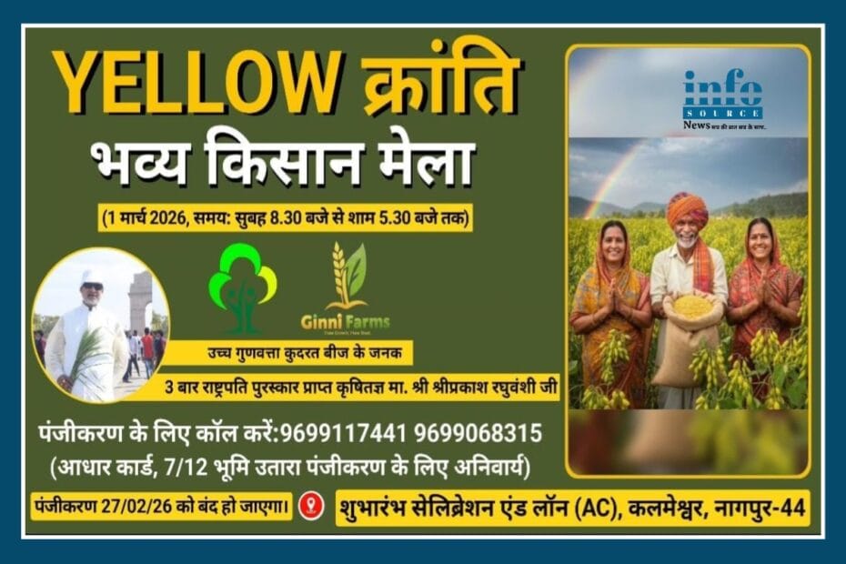 Ginni Farms लेकर आया है Yellow क्रांति तूर उत्पादक Kishan Mela: modern खेती से किसानों की आय बढ़ाने की बड़ी पहल