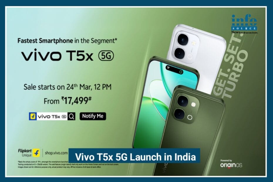 Vivo T5x 5G Launch: Amazing फीचर्स के साथ बजट में Powerful स्मार्टफोन भारत में आया