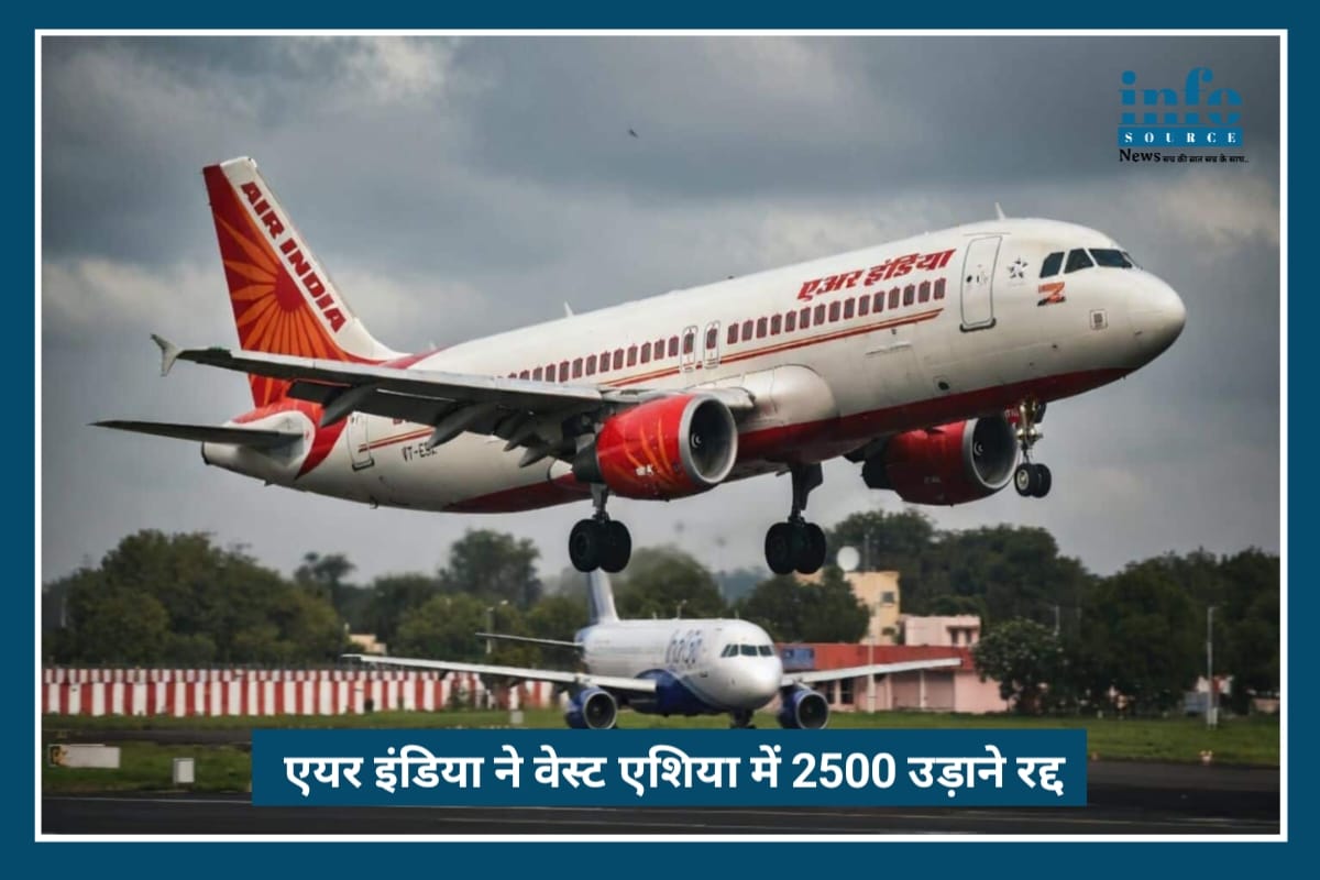 Air India ने West Asia में 2,500 उड़ानें रद्द, जानिए पूरा मामला Shocking