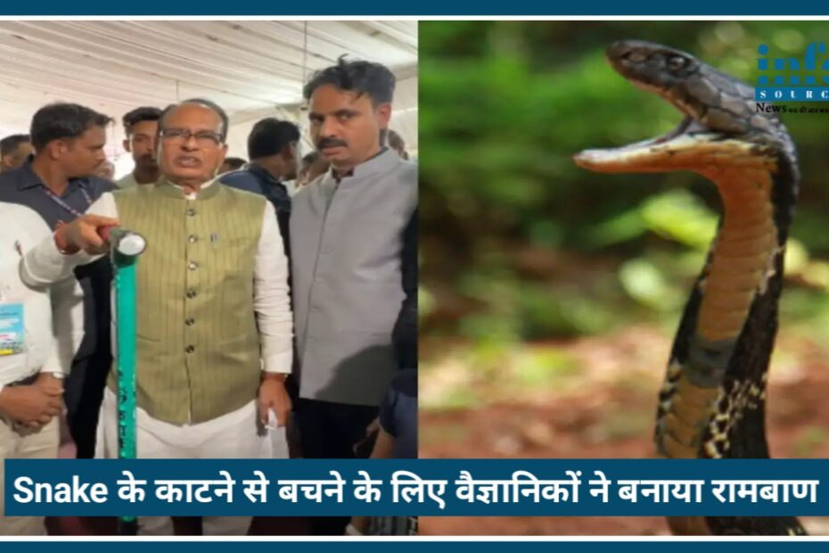 Snake Bite का Fear खत्म! वैज्ञानिकों ने बनाया यूनिवर्सल इलाज, Kisan mitra chhadi