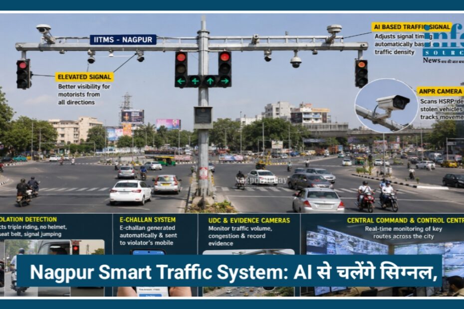 Nagpur Smart Traffic System 2026: AI से चलेंगे सिग्नल, शहर में ट्रैफिक होगा आसान