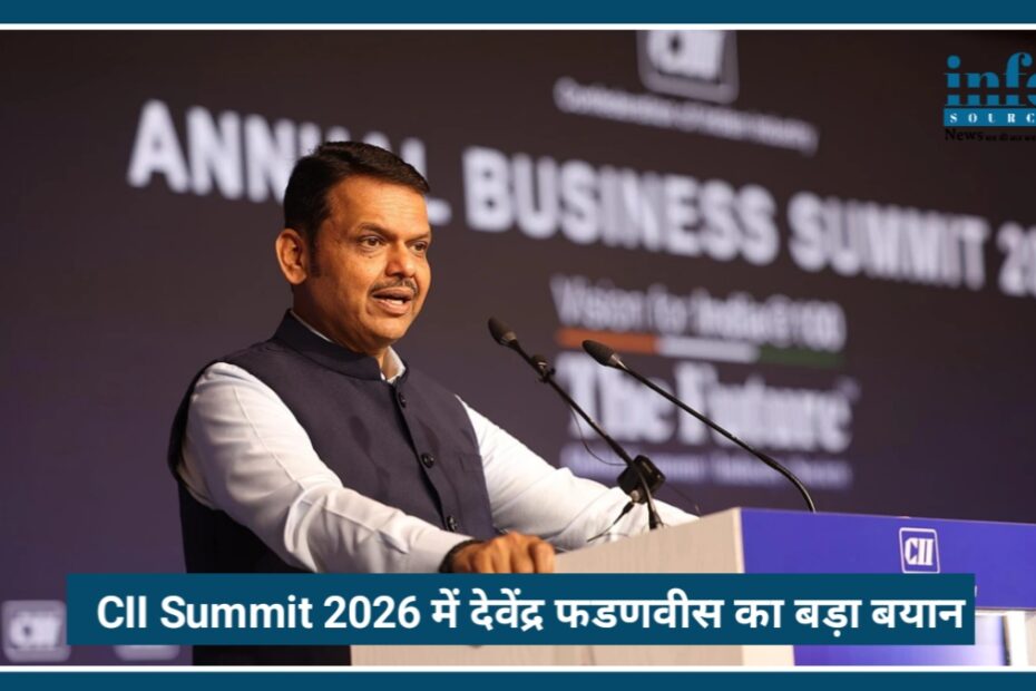 CII Summit 2026 में Devendra Fadnavis का Big बयान, महाराष्ट्र तैयार है दुनिया की अर्थव्यवस्था लीड करने को