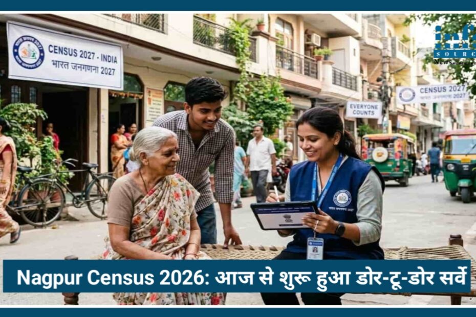 Nagpur Census 2026: आज से शुरू हुआ डोर-टू-डोर सर्वे, हर घर पहुंचेगी टीम