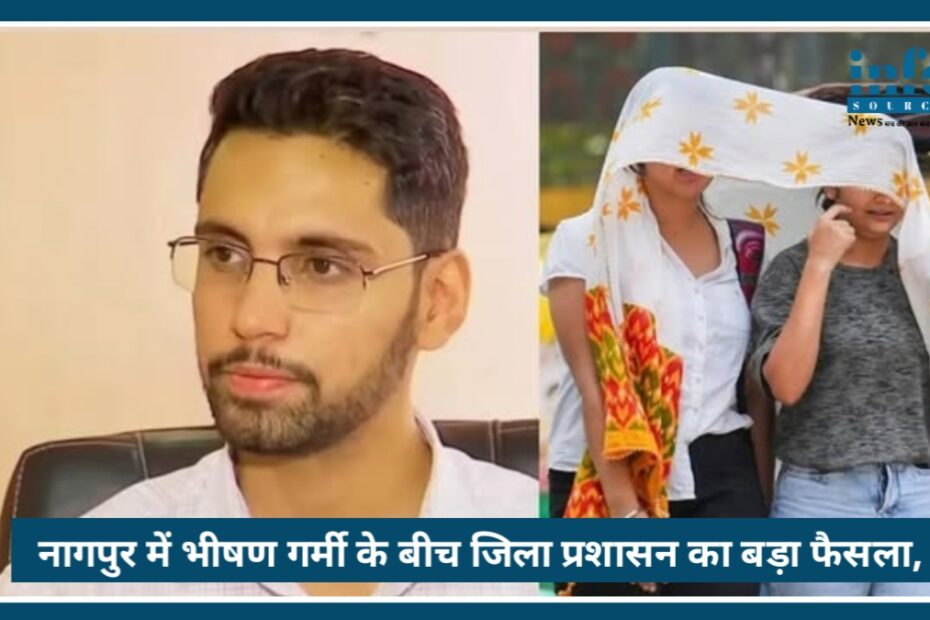Nagpur में Heatwave का कहर: भीषण गर्मी के बीच जिला प्रशासन का बड़ा फैसला, दोपहर 11 से 4:30 बजे तक कोचिंग क्लास बंद