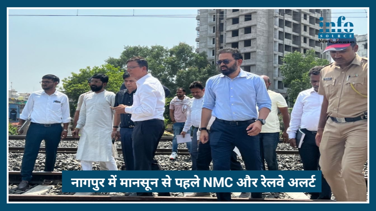 Nagpur में मानसून से पहले Alert: NMC और Railway ने शुरू की नालों की सफाई
