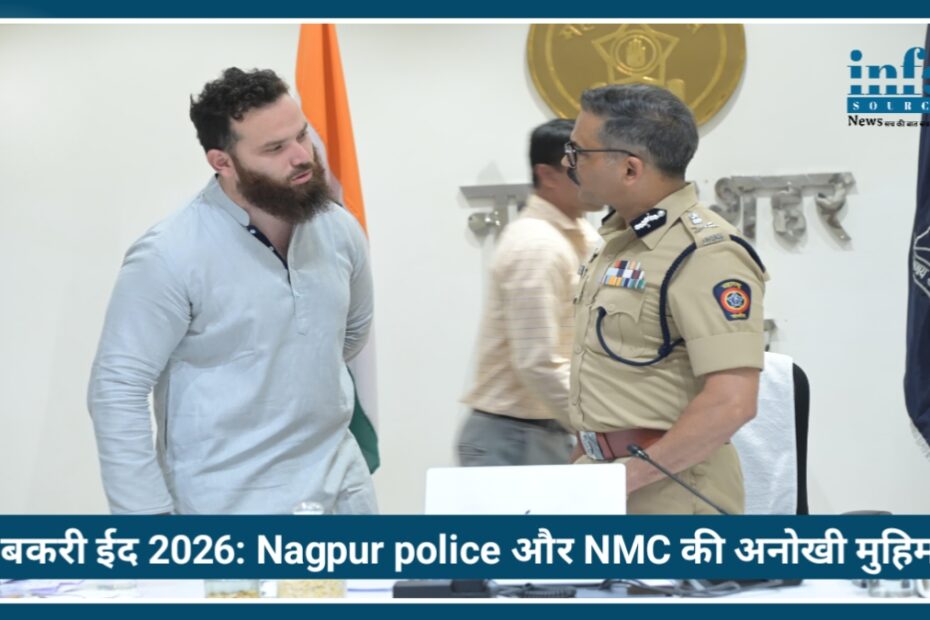 बकरी ईद 2026: Nagpur Police और NMC की अनोखी मुहिम, सफाई और मोहब्बत का दिया पैगाम
