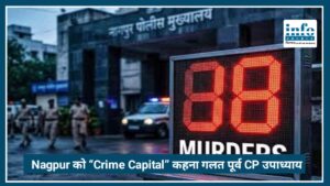 Nagpur को “Crime Capital” कहना गलत? पूर्व CP बीके उपाध्याय ने NCRB डेटा पर उठाए सवाल