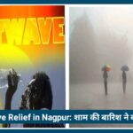 Heatwave Relief in Nagpur: शाम की बारिश ने बदला मौसम, पारा 42 डिग्री पर पहुंचा