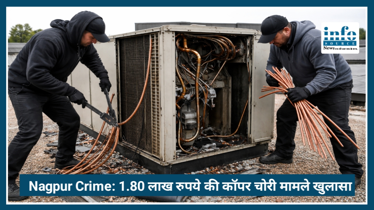 Nagpur Crime News: 1.80 लाख रुपये की कॉपर चोरी मामले में बड़ा खुलासा
