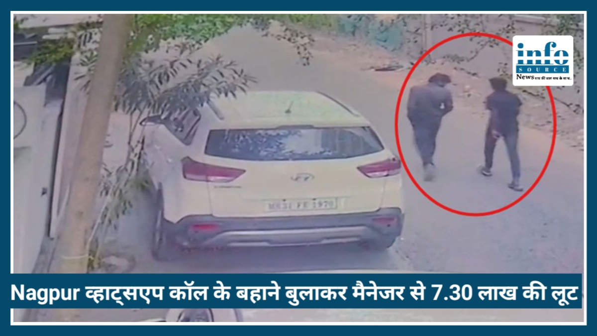 Nagpur Crime News: व्हाट्सएप कॉल के बहाने बुलाकर मैनेजर से 7.30 लाख रुपये की robbery