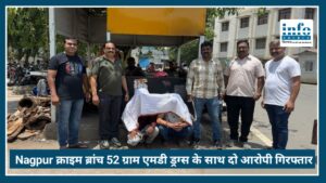 Nagpur में Crime Branch का Big action, 52 ग्राम एमडी ड्रग्स के साथ दो आरोपी गिरफ्तार