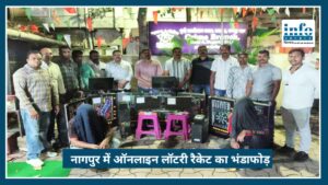 Nagpur में ऑनलाइन लॉटरी रैकेट का भंडाफोड़, Nagpur Crime Branch ने ₹2.93 लाख का सामान किया जब्त